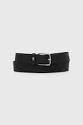 Lacoste leather belt and card holder black color