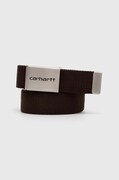 Carhartt WIP Clip Belt Chrome pasek parciany brązowy I019176.47XX
