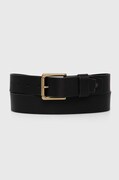 Levi's curea de piele culoarea negru