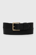Levi's curea de piele culoarea negru