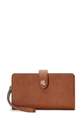 Πορτοφόλι Lauren Ralph Lauren χρώμα: καφέ