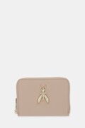 Patrizia Pepe portfel skórzany damski kolor beżowy 8Q0017 L001