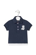 Tous polo bawełniane dziecięce kolor zielony gładki