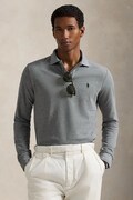 Polo Ralph Lauren блуза с дълги ръкави от памук сива 710680790