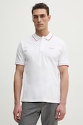 Βαμβακερό μπλουζάκι πόλο Pepe Jeans Hans χρώμα: άσπρο