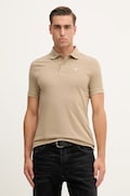 Barbour polo de bumbac ESSENTIALS culoarea negru, uni, MML0358