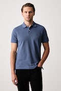 United Colors of Benetton polo męskie bawełniane fioletowe 3089J3179