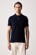 United Colors of Benetton polo męskie bawełniane granatowe 3089J3179