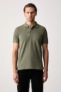 United Colors of Benetton polo męskie bawełniane zielone 3089J3179