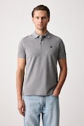 United Colors of Benetton polo męskie bawełniane szare 3089J3179