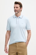 Lacoste polo męskie bawełniane z elastanem niebieskie PH8184