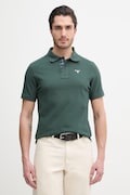 Barbour polo bawełniane Tartan Pique Polo kolor zielony z aplikacją MML0012