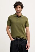 Barbour polo bawełniane Tartan Pique Polo kolor zielony z aplikacją MML0012