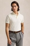 Бавовняне поло Polo Ralph Lauren колір бежевий однотонне 710680784
