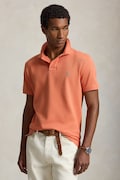 Polo Ralph Lauren polo męskie bawełniane pomarańczowe 710680784