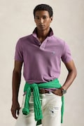 Polo Ralph Lauren polo de bumbac culoarea violet, neted, 710680784