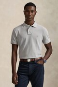 Polo Ralph Lauren polo bawełniane kolor szary gładki 710680784