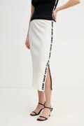 Dkny spódnica kolor biały midi ołówkowa