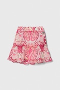 Дитяча спідниця Guess колір фіолетовий mini розкльошена