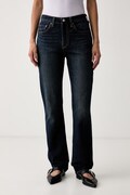 Levi's blugi straight pentru femei 501® JEANS FOR WOMEN bleumarin 12501
