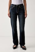 Levi's blugi straight pentru femei 501® JEANS FOR WOMEN bleumarin 12501