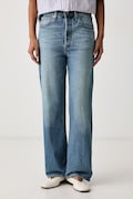 Levi's straight traperice za žene RIBCAGE STRAIGHT ANKLE plave 72693
