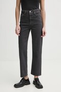 Levi's jeansy RIBCAGE STRAIGHT ANKLE damskie high waist