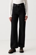 Levi's wide leg džíny dámské RIBCAGE WIDE LEG černé A6081
