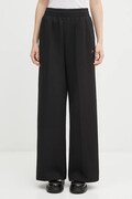 Lacoste pantaloni de trening culoarea alb, neted