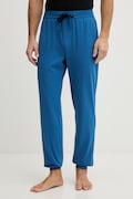 BOSS spodnie lounge kolor niebieski gładkie 50515305