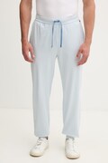 BOSS spodnie lounge męskie bawełniane z elastanem Mix&Match Pants niebieskie regular waist 50515305