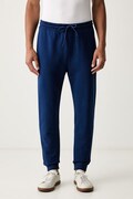 HUGO Blue спортивні штани чоловічі бавовняні Napin темно-сині regular waist 50522372