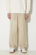 Памучен панталон ICECREAM Skate Pant в бежово с кройка тип чино IC24109