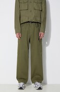 Gramicci cotton trousers Rock Slide Pant green color G4SM.P087