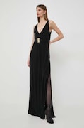Pinko rochie culoarea negru, maxi, oversize
