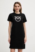 Бавовняна сукня Pinko Answear Exclusive колір чорний mini пряма