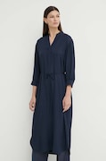 Marc O'Polo rochie culoarea bleumarin, midi, oversize