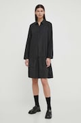 Сукня Marc O'Polo колір чорний midi oversize