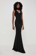 Сукня Elisabetta Franchi колір чорний maxi облягаюча AB64742E2