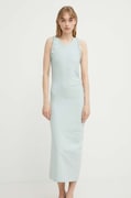 IRO rochie culoarea turcoaz, maxi, mulată