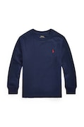 Polo Ralph Lauren gyerek pamut pulóver sötétkék, könnyű, 322843804002