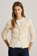 Lauren Ralph Lauren pulover de bumbac culoarea bej, 200932225