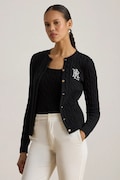 Lauren Ralph Lauren pulover de bumbac culoarea negru, 200932225
