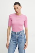 Pinko sweter jedwabny kolor różowy lekki