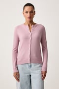 United Colors of Benetton kardigan damski wełniany różowy 1002D5485