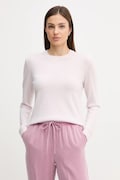 United Colors of Benetton sweter wełniany damski kolor różowy lekki 1002D1K01