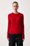United Colors of Benetton sweter damski wełniany czerwony 1002D1K01