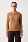 United Colors of Benetton sweter damski wełniany brązowy 1002D1K01