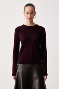 United Colors of Benetton sweter damski wełniany bordowy 1002D1K01