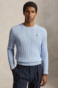 Polo Ralph Lauren pulover moški bombažen moder 710775885